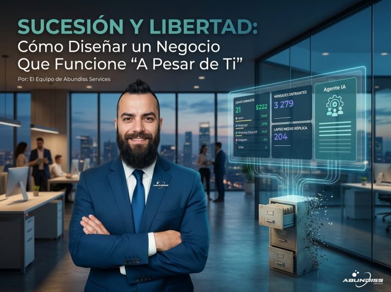 Líder que entrega la arquitectura de una empresa preparada para la sucesión