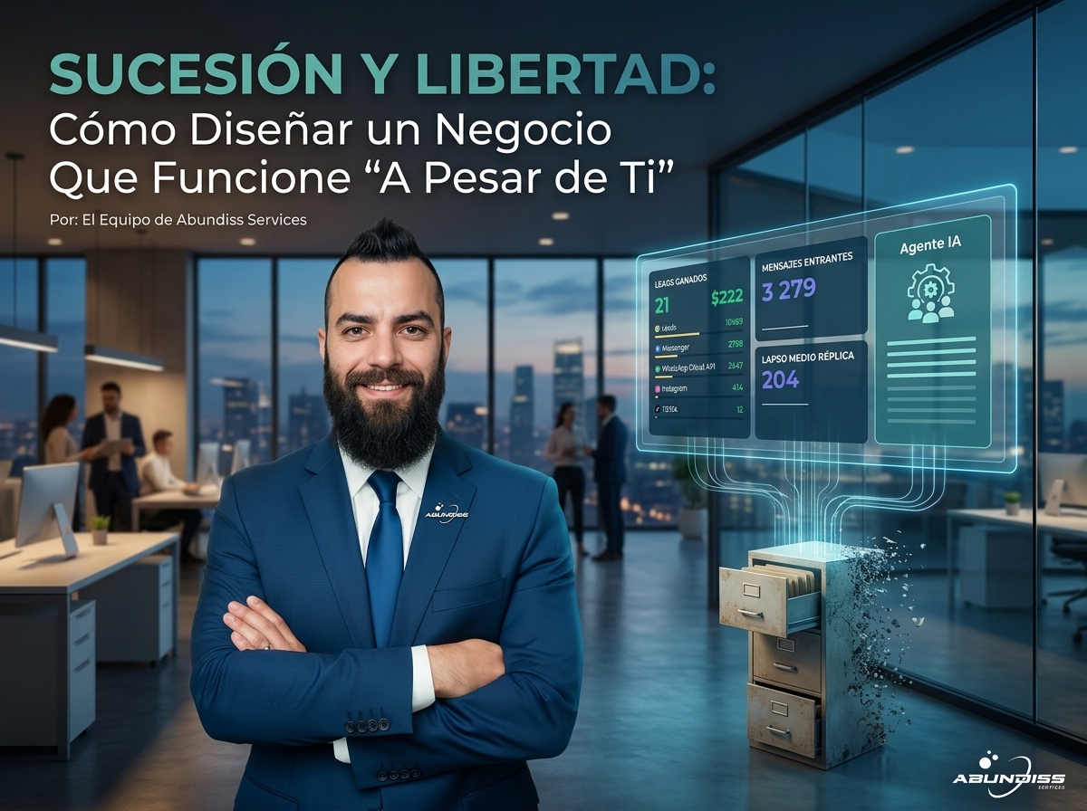 Líder que entrega la arquitectura de una empresa preparada para la sucesión